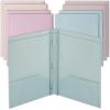 image:imageMr Pen Plastic Folders with Pockets and Prongs 15 Pack Letter Size Flexible Plastic Folders with ProngsMuted Pastel Colors