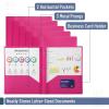 image:imageMr Pen Plastic Folders with Pockets and Prongs 15 Pack Letter Size Flexible Plastic Folders with ProngsPink