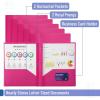 image:imageMr Pen Plastic Folders with Pockets and Prongs 15 Pack Letter Size Flexible Plastic Folders with ProngsPink