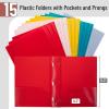 image:imageMr Pen Plastic Folders with Pockets and Prongs 15 Pack Letter Size Flexible Plastic Folders with ProngsVintage Brown
