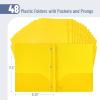 image:imageMr Pen Plastic Folders with Pockets and Prongs 15 Pack Letter Size Flexible Plastic Folders with ProngsYellow