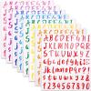 image:imageMr Pen Letter Stickers 1 Inch 8 Sheets 576 pcs Colorful Self Adhesive Letters and Numbers Vinyl Alphabet Stickers