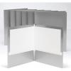 image:imageMr Pen Paper Folders with Pockets 6 pcs Silver Glossy Laminated Letter Size Two Pocket Folder