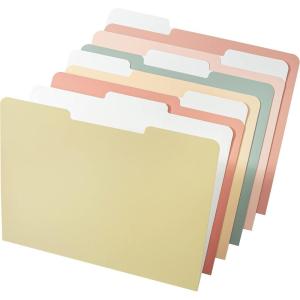 image:imageMr Pen File Folders 100 Pack 13Cut Tab Manila Letter Size Office Supplies File Folders BulkVintage Colors