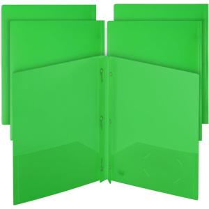 image:imageMr Pen Plastic Folders with Pockets and Prongs 15 Pack Letter Size Flexible Plastic Folders with ProngsGreen