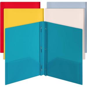 image:imageMr Pen Plastic Folders with Pockets and Prongs 15 Pack Letter Size Flexible Plastic Folders with ProngsVintage Brown