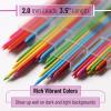 image:imageMr Pen 20 mm Lead Refills 48 Pack 12 per Tube Cherry Red 90 mm Length Bold 2 mm Mechanical Pencil Lead for Construction Woodworking amp Drafting Break amp Smudge ResistantBlue Green Orange Pink Red Yellow