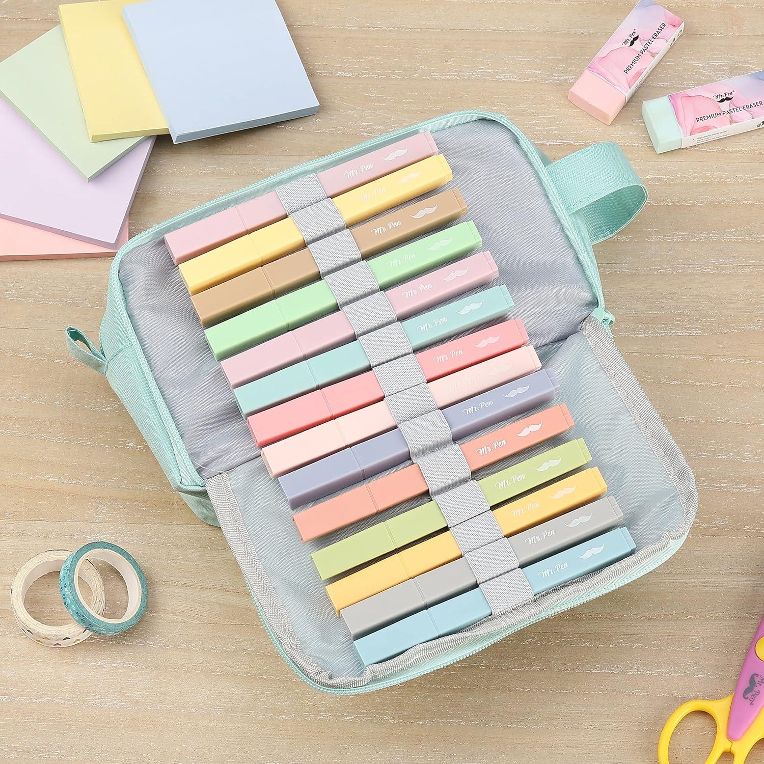 image:imageMr Pen Aesthetic Bible Highlighters No Bleed Through 10 Pack Assorted Colors Cute Highlighter for Journaling Supplies and School Accessories Bible Highlighters and Pens No BleedPastel Colors