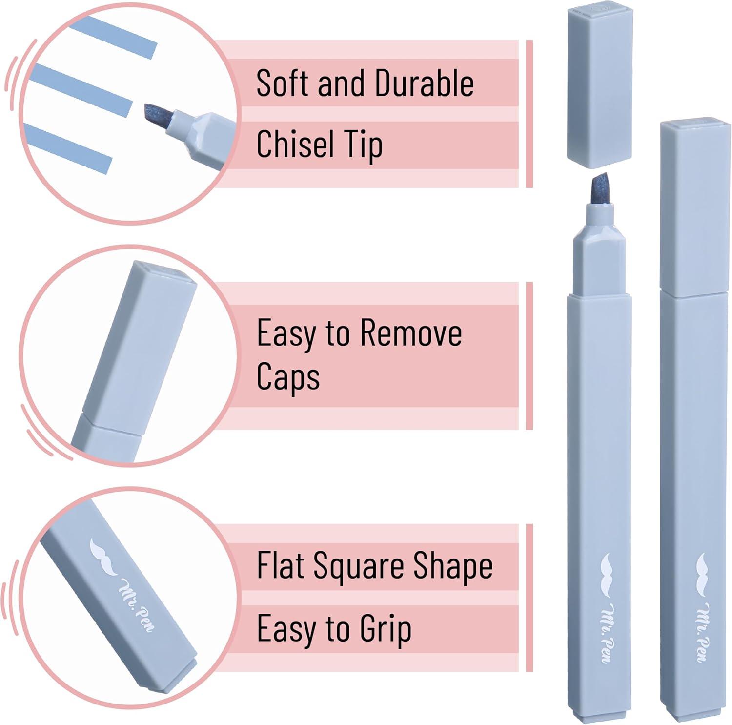 image:imageMr Pen Aesthetic Bible Highlighters No Bleed Through 10 Pack Assorted Colors Cute Highlighter for Journaling Supplies and School Accessories Bible Highlighters and Pens No BleedNatural Earth