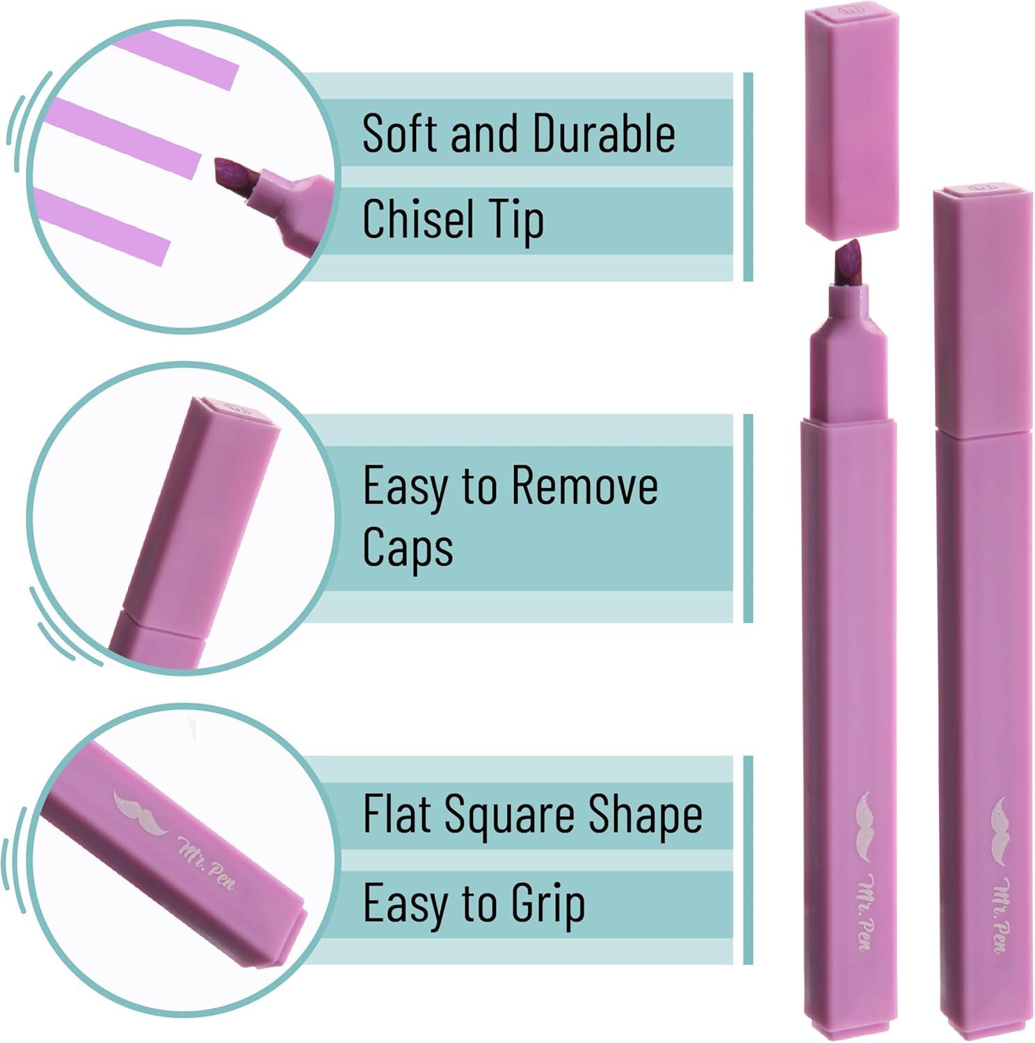 image:imageMr Pen Aesthetic Bible Highlighters No Bleed Through 10 Pack Assorted Colors Cute Highlighter for Journaling Supplies and School Accessories Bible Highlighters and Pens No BleedCandy Colors 2