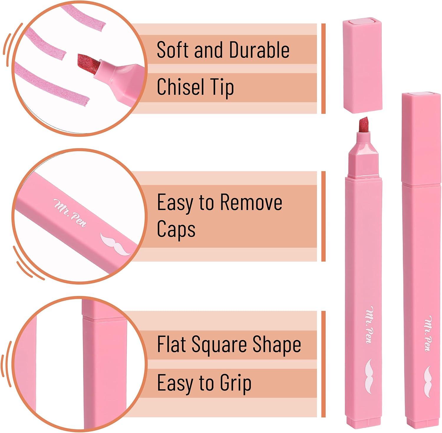 image:imageMr Pen Aesthetic Bible Highlighters No Bleed Through 10 Pack Assorted Colors Cute Highlighter for Journaling Supplies and School Accessories Bible Highlighters and Pens No BleedPastel Colors