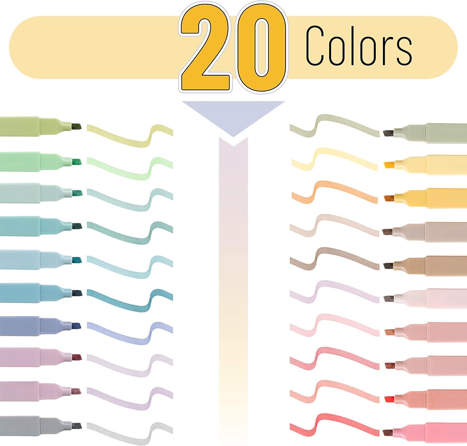 image:imageMr Pen Aesthetic Bible Highlighters No Bleed Through 10 Pack Assorted Colors Cute Highlighter for Journaling Supplies and School Accessories Bible Highlighters and Pens No BleedPastel Colors