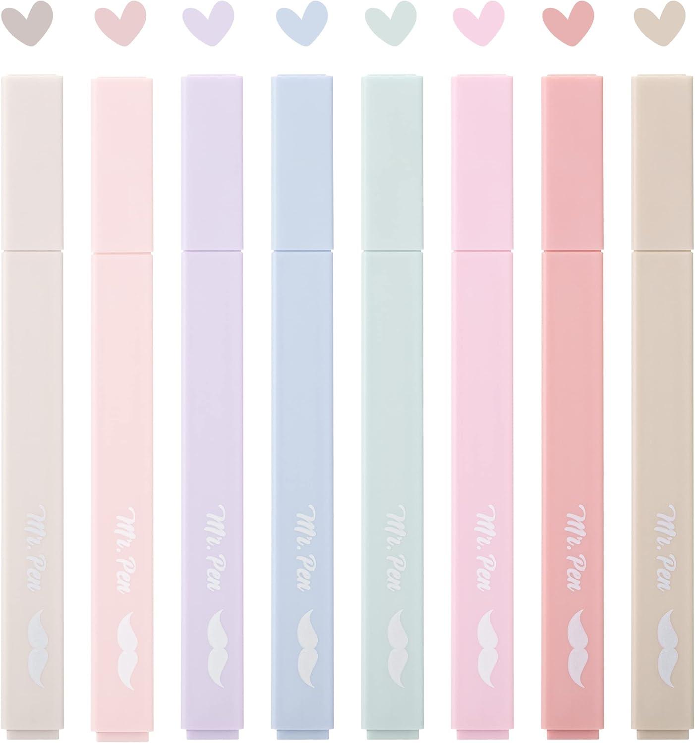 image:imageMr Pen Aesthetic Bible Highlighters No Bleed Through 10 Pack Assorted Colors Cute Highlighter for Journaling Supplies and School Accessories Bible Highlighters and Pens No BleedMuted Pastel Colors
