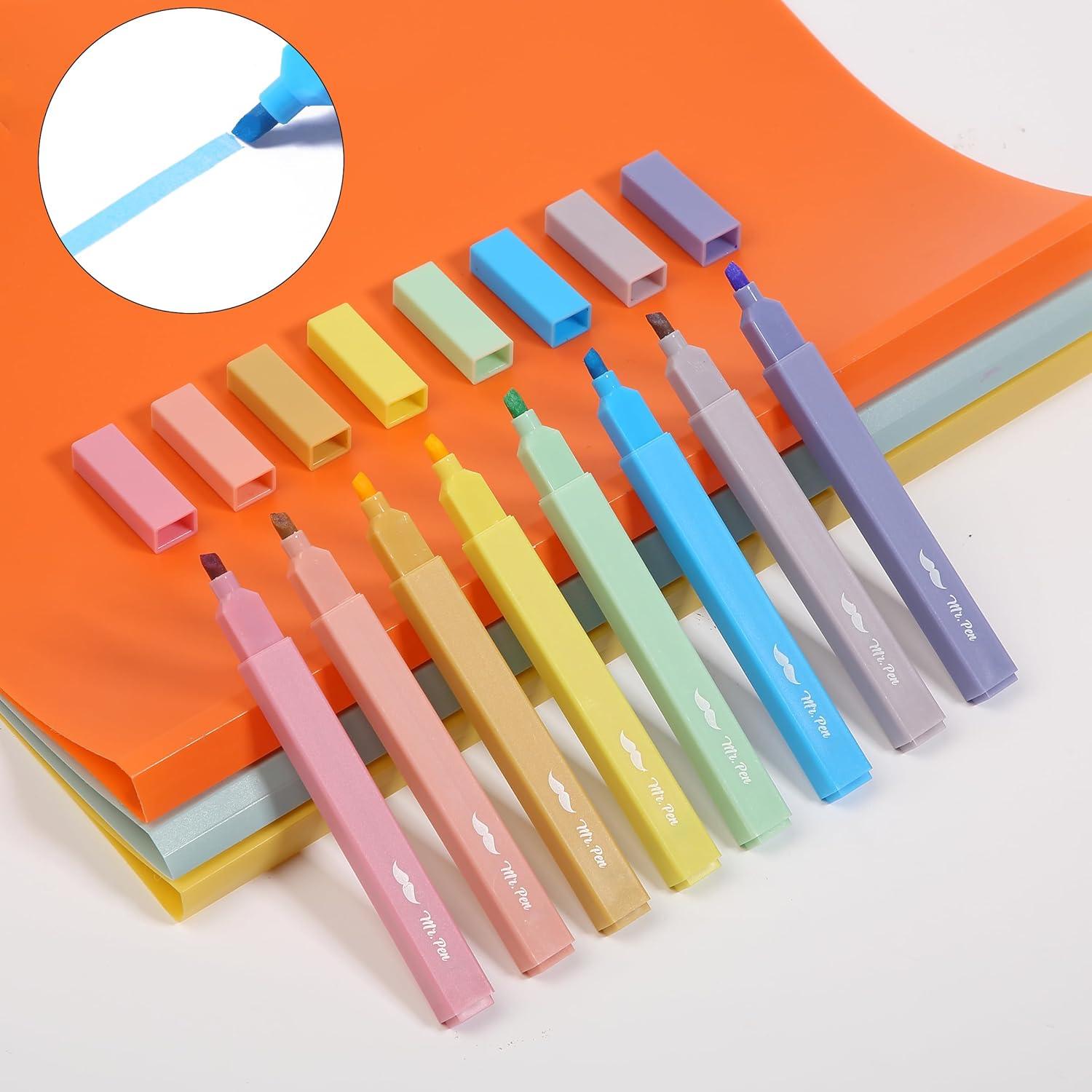 image:imageMr Pen Aesthetic Bible Highlighters No Bleed Through 10 Pack Assorted Colors Cute Highlighter for Journaling Supplies and School Accessories Bible Highlighters and Pens No BleedFriendly Colors