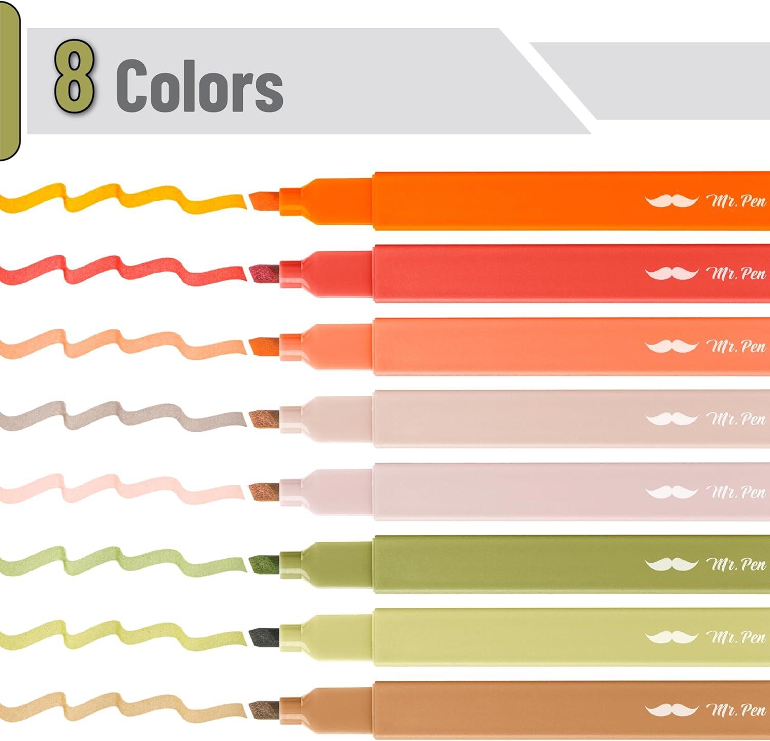 image:imageMr Pen Aesthetic Bible Highlighters No Bleed Through 10 Pack Assorted Colors Cute Highlighter for Journaling Supplies and School Accessories Bible Highlighters and Pens No BleedAutumn Earth