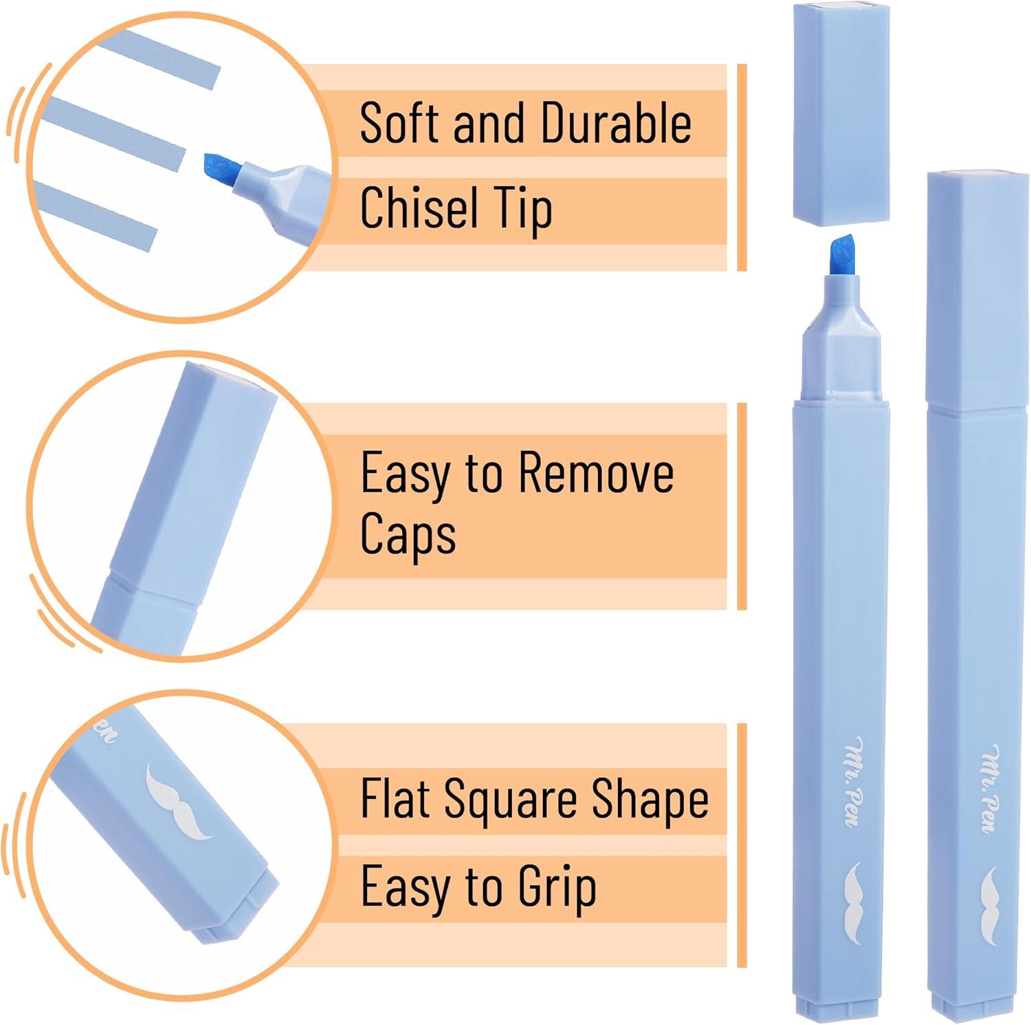 image:imageMr Pen Aesthetic Bible Highlighters No Bleed Through 10 Pack Assorted Colors Cute Highlighter for Journaling Supplies and School Accessories Bible Highlighters and Pens No BleedFairytale shades