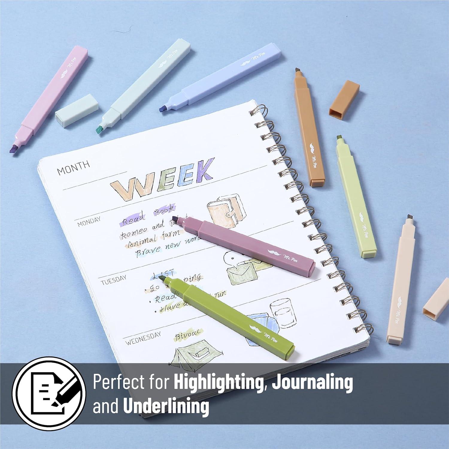 image:imageMr Pen Aesthetic Bible Highlighters No Bleed Through 10 Pack Assorted Colors Cute Highlighter for Journaling Supplies and School Accessories Bible Highlighters and Pens No BleedVerdant Earth