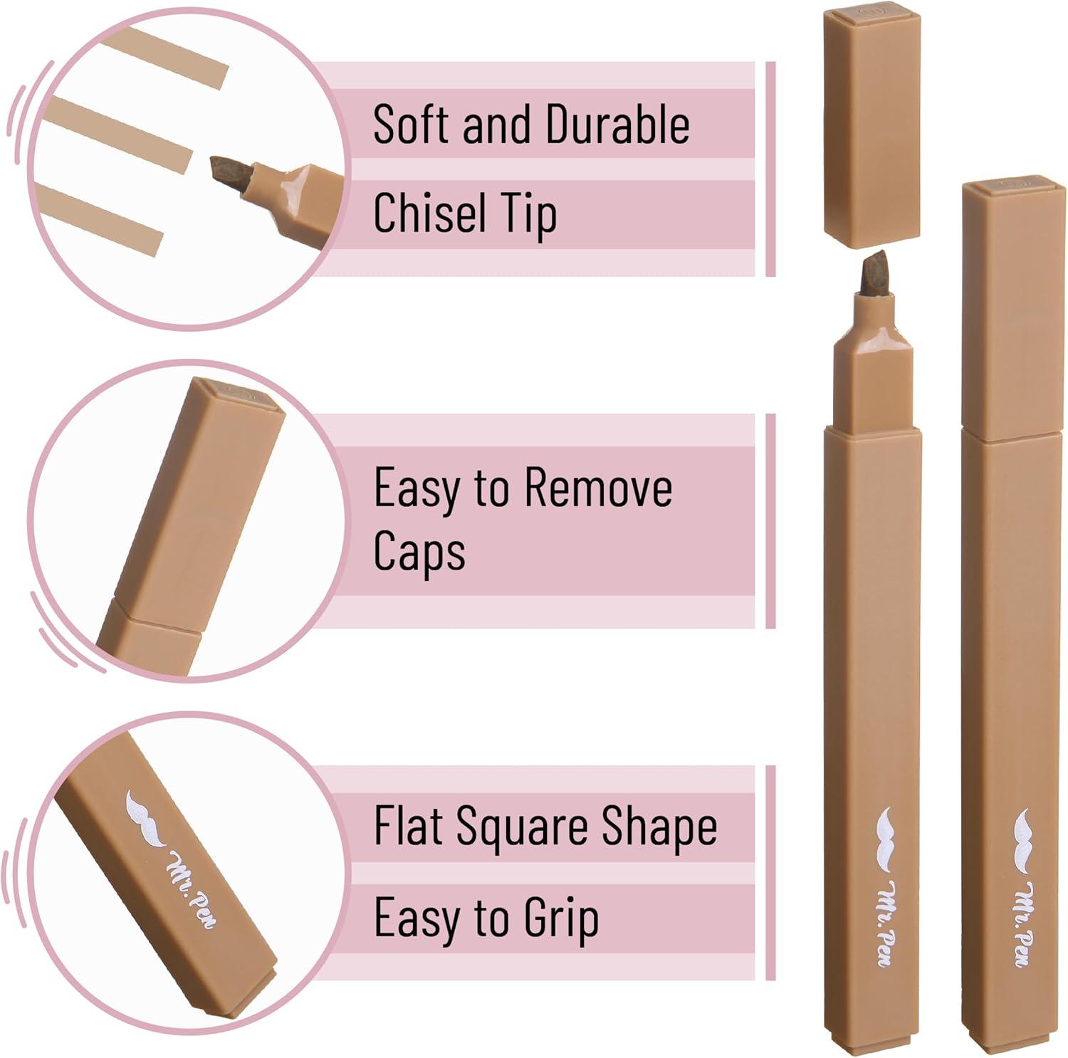 image:imageMr Pen Aesthetic Bible Highlighters No Bleed Through 10 Pack Assorted Colors Cute Highlighter for Journaling Supplies and School Accessories Bible Highlighters and Pens No BleedVintage Brown