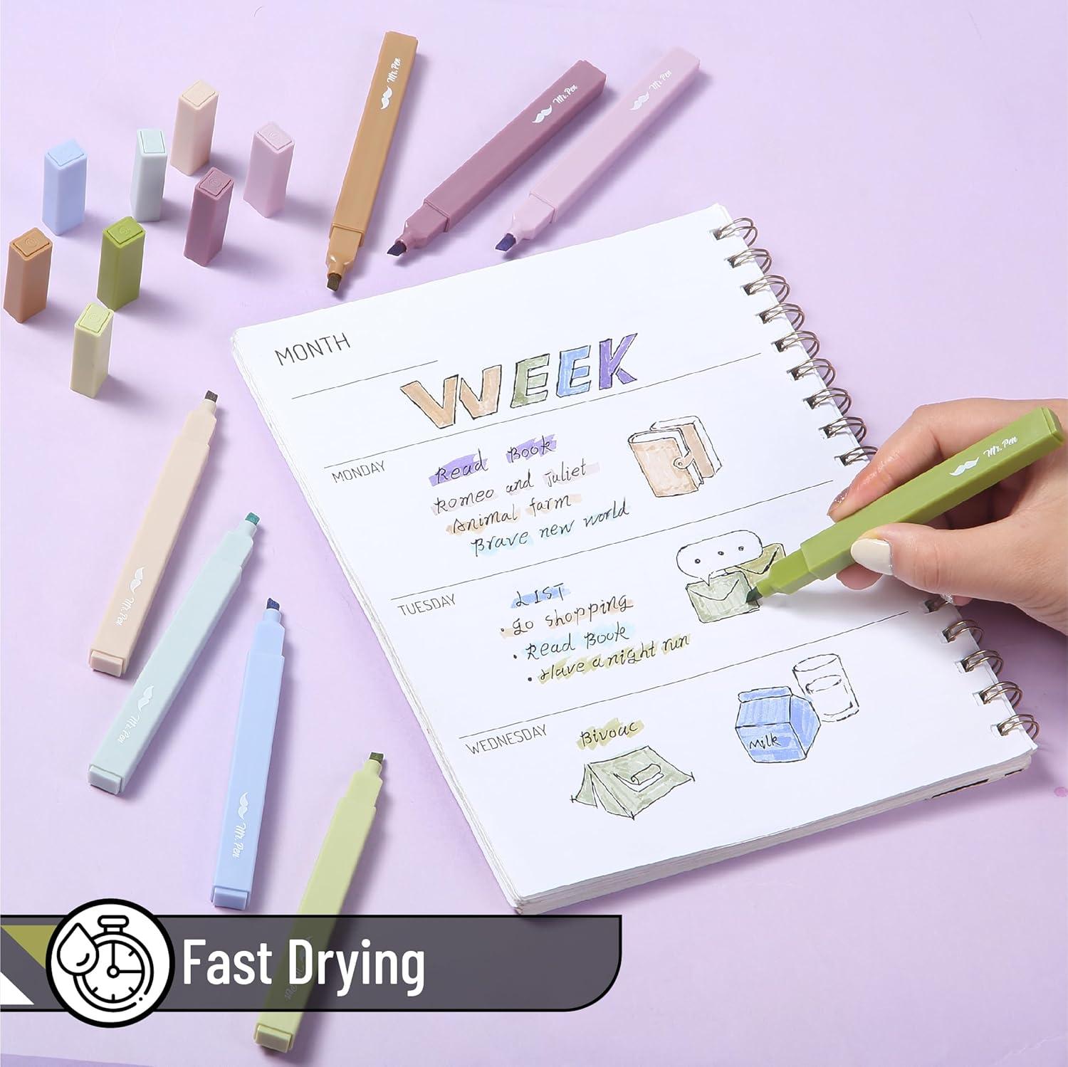 image:imageMr Pen Aesthetic Bible Highlighters No Bleed Through 10 Pack Assorted Colors Cute Highlighter for Journaling Supplies and School Accessories Bible Highlighters and Pens No BleedVerdant Earth