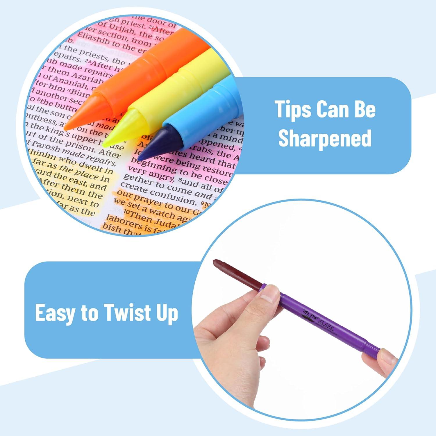 image:imageMr Pen Gel Highlighter 12 Pack Morandi Colors Bible Highlighters No Bleed No Bleed HighlightersAssorted Colors