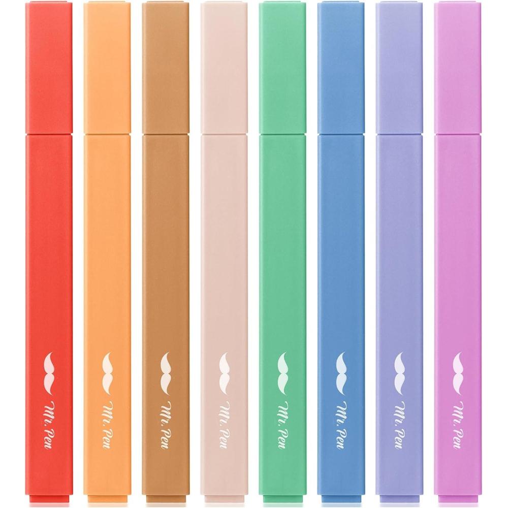 image:imageMr Pen Aesthetic Bible Highlighters No Bleed Through 10 Pack Assorted Colors Cute Highlighter for Journaling Supplies and School Accessories Bible Highlighters and Pens No BleedRainbow Rangers