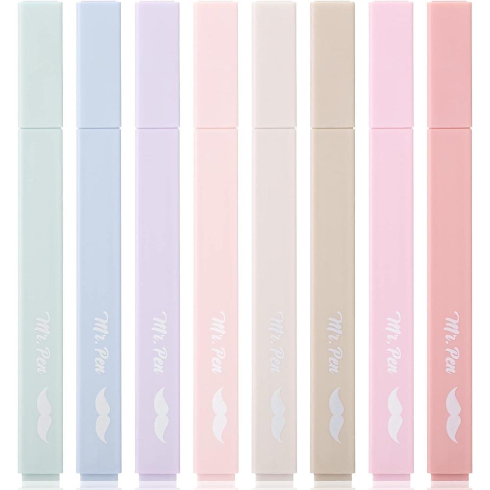 image:imageMr Pen Aesthetic Bible Highlighters No Bleed Through 10 Pack Assorted Colors Cute Highlighter for Journaling Supplies and School Accessories Bible Highlighters and Pens No BleedMuted Pastel Colors