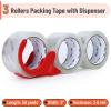 image:imageMr Pen 3 Rolls Packing Tape with Dispenser 2 Wide 50 Yards Clear Packing Tape Heavy Duty for Mailing Moving Boxes and PackagingClear