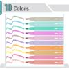 image:imageMr Pen Aesthetic Bible Highlighters No Bleed Through 10 Pack Assorted Colors Cute Highlighter for Journaling Supplies and School Accessories Bible Highlighters and Pens No BleedCandy Colors 2