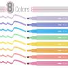 image:imageMr Pen Aesthetic Bible Highlighters No Bleed Through 10 Pack Assorted Colors Cute Highlighter for Journaling Supplies and School Accessories Bible Highlighters and Pens No BleedFriendly Colors