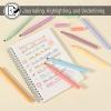 image:imageMr Pen Aesthetic Highlighters 8 pcs Chisel Tip Assorted Colors Bible Highlighters No BleedJewel Tones