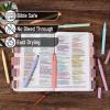 image:imageMr Pen Aesthetic Highlighters 8 pcs Chisel Tip Assorted Colors Bible Highlighters No BleedNeutral Gentle
