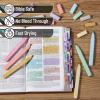 image:imageMr Pen Bible Highlighters with Bible Verses 8 Pack Assorted Colors Aesthetic Highlighters Markers No Bleed ThroughSoft Pastel