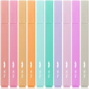 image:imageMr Pen Aesthetic Bible Highlighters No Bleed Through 10 Pack Assorted Colors Cute Highlighter for Journaling Supplies and School Accessories Bible Highlighters and Pens No BleedCandy Colors 2