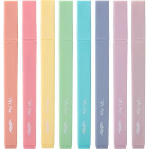 image:imageMr Pen Aesthetic Bible Highlighters No Bleed Through 10 Pack Assorted Colors Cute Highlighter for Journaling Supplies and School Accessories Bible Highlighters and Pens No BleedCandy Colors