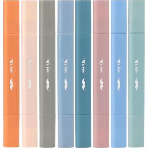 image:imageMr Pen Aesthetic Bible Highlighters No Bleed Through Assorted Color 8pcs Ocean Mist Cute Highlighter Dual Tip for Journaling Supplies and School Accessories Bible Highlighters and Pens No BleedOcean Mist