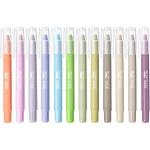 image:imageMr Pen Gel Highlighter 12 Pack Pastel Colors Bible Highlighters No Bleed No Bleed Highlighters