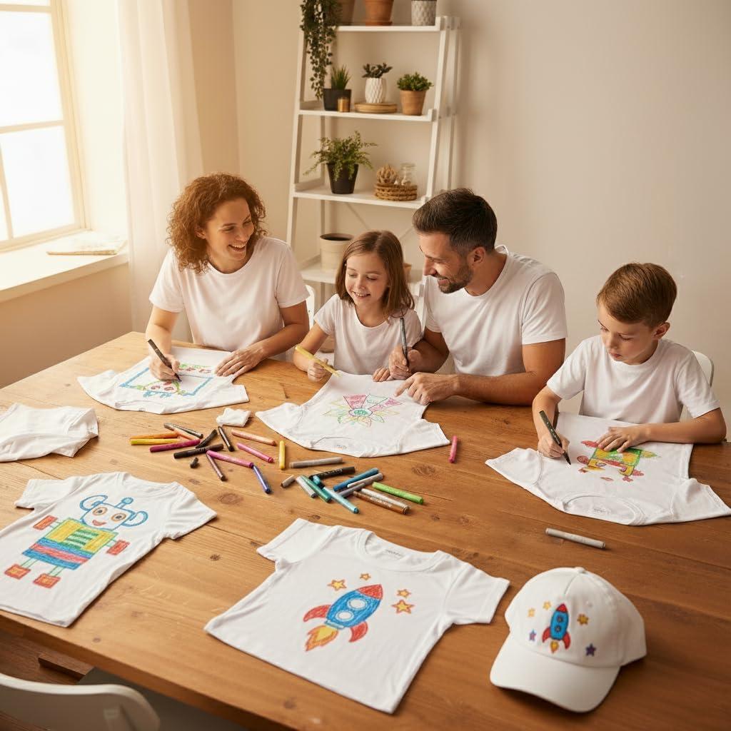 image:imageMr Pen Fabric Markers 36 Pack Colorful Fabric Markers Permanent for Clothes for TShirts Bags Textile Canvas