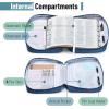 image:imageMr Pen Bible Cover Case Carrying Book Case with Durable Handle and Zippered Pocket Bible Protective Church Bag for Men amp Women Christian Gifts Dark GreenBlue Bloom
