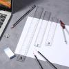 image:imageMr Pen Clear Ruler Set 3 Pack 6 8 and 12 Inch EasytoRead Markings ScratchResistant Design Durable Plastic Rulers for Crafting Office amp School School Supplies