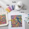 image:imageMr Pen Fabric Markers 36 Pack Colorful Fabric Markers Permanent for Clothes for TShirts Bags Textile Canvas