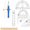 image:imageMr Pen Geometry Set 15 pcs Rose Gold amp Pink 6 Inch Swing Arm Protractor Divider Set Squares Ruler Compasses and ProtractorNavy Blue