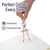 image:imageMr Pen Geometry Set 15 pcs Rose Gold amp Pink 6 Inch Swing Arm Protractor Divider Set Squares Ruler Compasses and ProtractorRose Gold  Pink