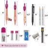 image:imageMr Pen Geometry Set 15 pcs Rose Gold amp Pink 6 Inch Swing Arm Protractor Divider Set Squares Ruler Compasses and ProtractorRose Gold  Pink