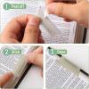 image:imageMr Pen Laminated Bible Tabs 75 pcs Translucent Olive Green EasytoRead amp Apply Tear Resistant Index Tabs for Women and Men Bible Study Journaling Prayer amp Scripture NavigationTransparent Olive Green
