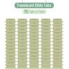 image:imageMr Pen Laminated Bible Tabs 75 pcs Translucent Olive Green EasytoRead amp Apply Tear Resistant Index Tabs for Women and Men Bible Study Journaling Prayer amp Scripture NavigationTransparent Olive Green