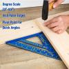 image:imageMr Pen Rafter Square 7 Inch Blue Aluminum Alloy Speed Square 7 Inch Triangle Ruler for Roofing Framing Woodworking and Accurate Angle Layouts