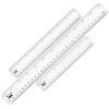 image:imageMr Pen Clear Ruler Set 3 Pack 6 8 and 12 Inch EasytoRead Markings ScratchResistant Design Durable Plastic Rulers for Crafting Office amp School School Supplies
