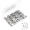 image:imageMr Pen Curved Safety Pins 09 Inch 200 Pack Stainless Steel Pins for Basting Lightweight Fabrics Quilting Sewing Small Repairs Craft Projects Jewelry Making amp DIY Use