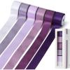image:imageMr Pen Satin Ribbon 6 Rolls 1 Inch 5 YardsRoll Shades of Purple Satin Ribbon 1 Inch