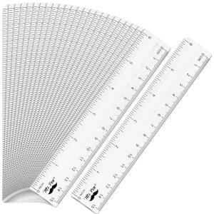 image:imageMr Pen Clear Ruler 6 24 pcs Metric amp Imperial 6 Inch Ruler Plastic Bulk